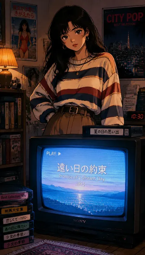 CRT 등 아래 · AI 이미지 모음 · 北岛旅人1