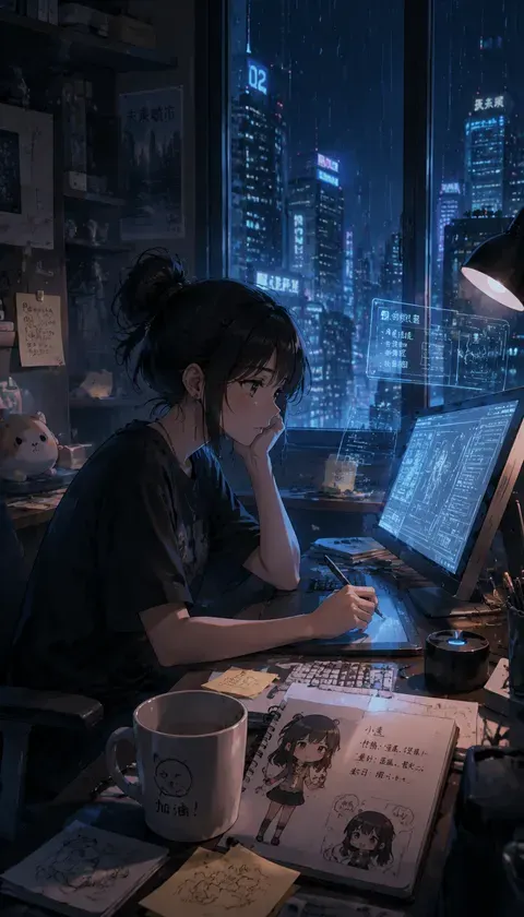 深夜对频