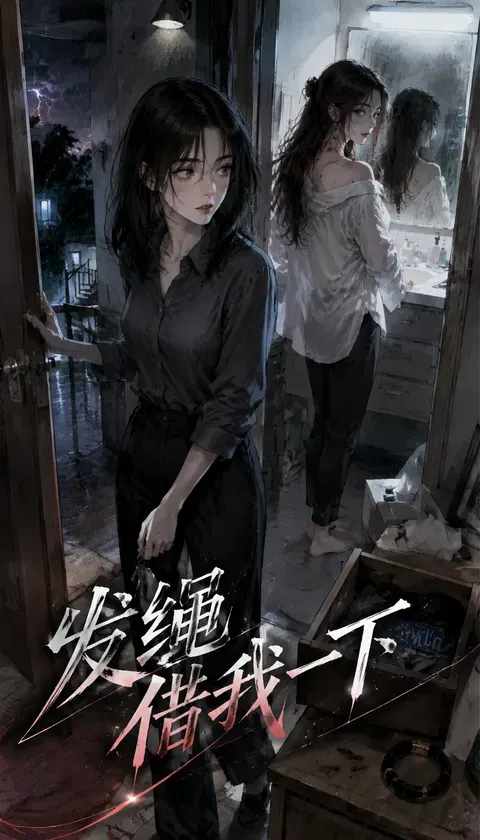 发绳借我一下 · AI漫画 · 墨染的岛民