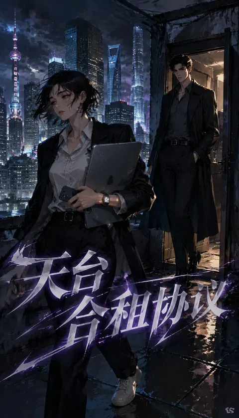 天台合租协议 · AI漫画 · 北岛的行者