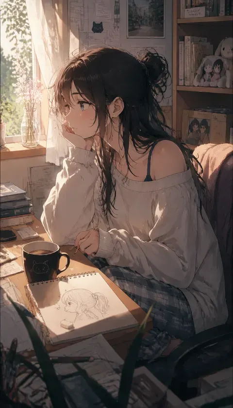 午后静音 · AI图集 · 阿宁鲸