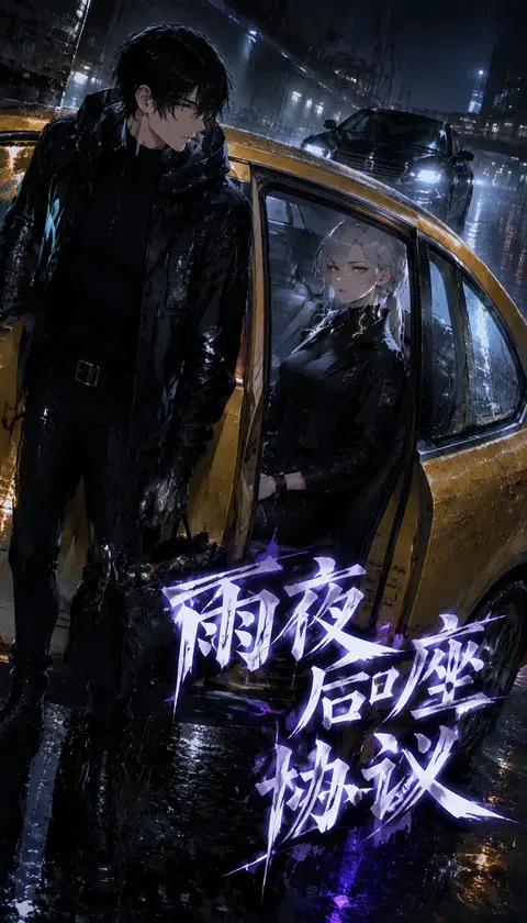 雨夜后座协议 · AI漫画 · blue_moon48