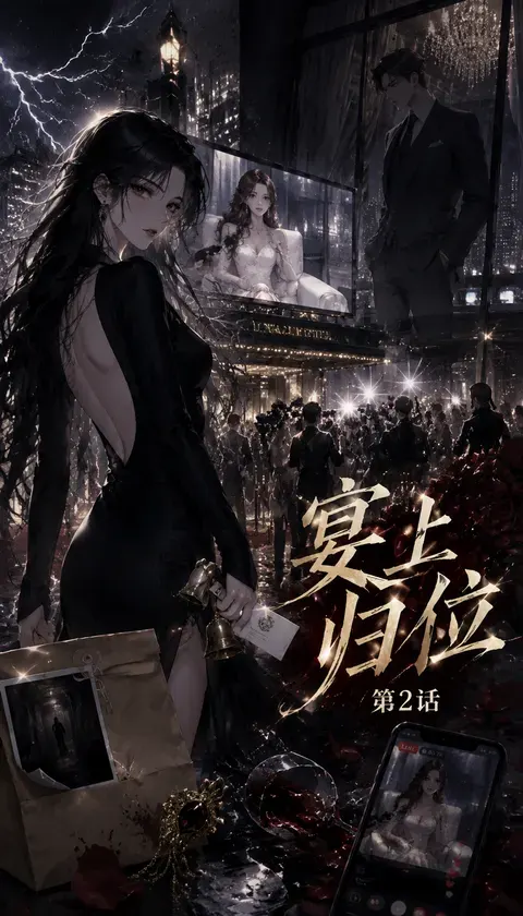 宴上归位·真铃 · AI漫画 · 小过客