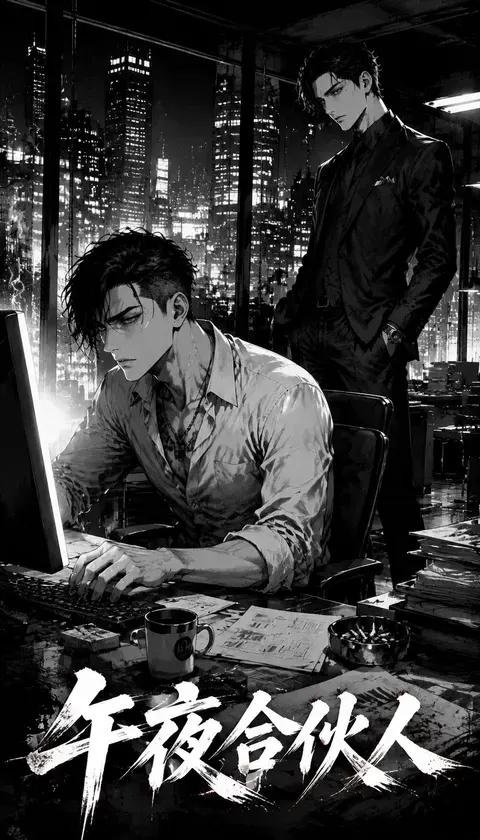 午夜合伙人 · AI漫画 · cosmicfoxs