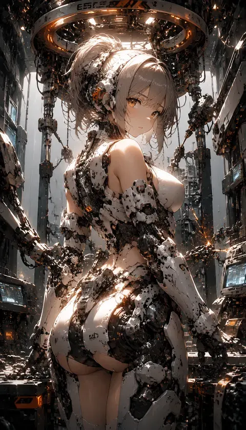 机娘·维修舱 · AI图集 · 听风爱收藏