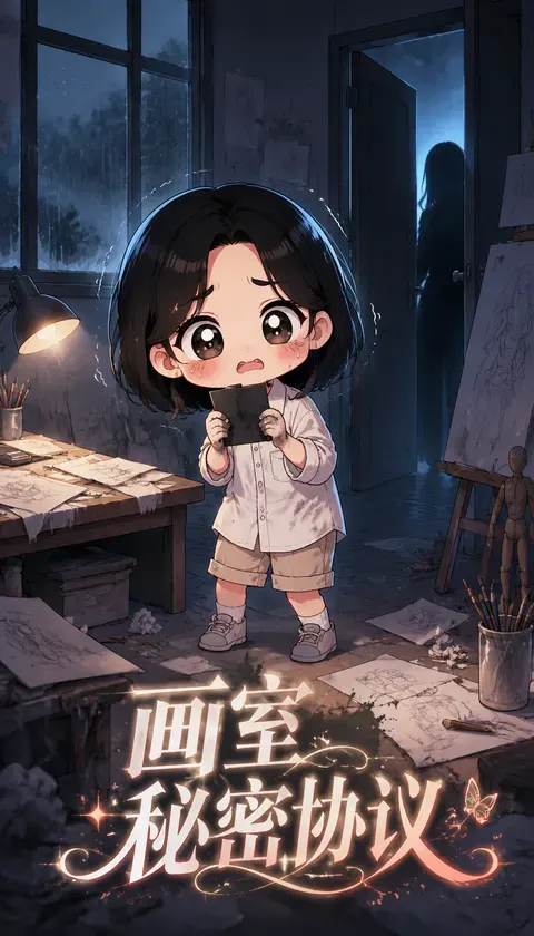 画室秘密协议 · AI漫画 · 晚风行者7