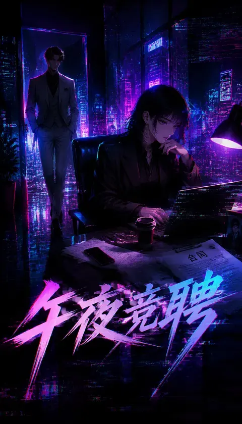 午夜竞聘 · AI漫画 · 17477731023