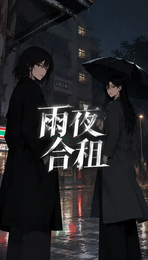雨夜合租 · AI漫画 · 柚子的同学