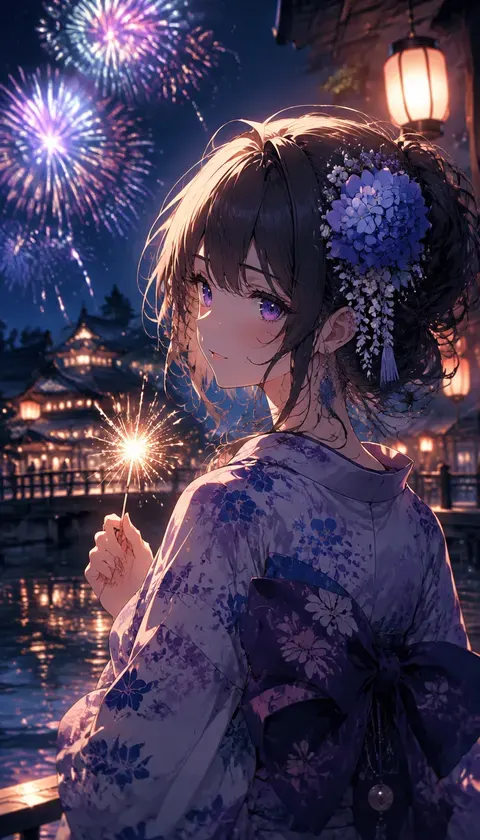 二次元插画·和风浴衣 · AI图集 · starrymoon