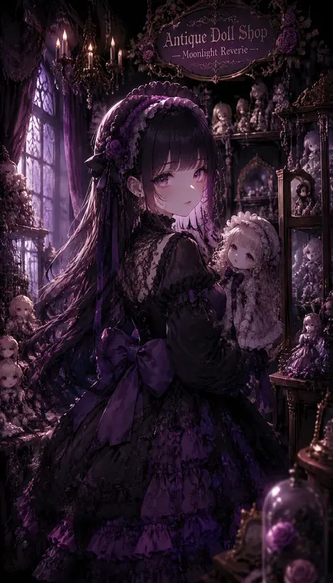 哥特萝莉·古董娃娃店 · AI画像集 · neonfish