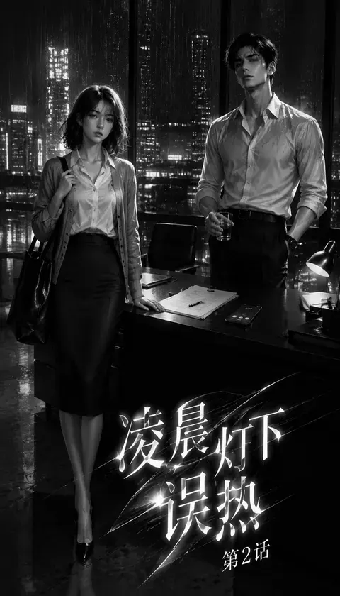 凌晨灯下误热 · AI漫画 · 阿柚乐