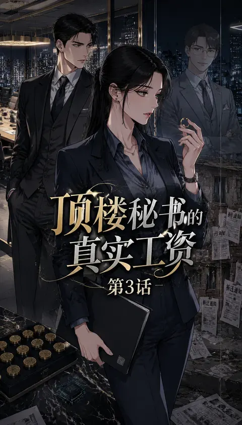 顶楼秘书的真实工资 · AI漫画 · 17959829907