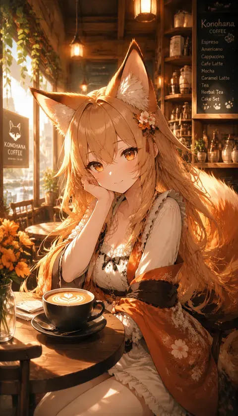 兽耳·狐狸耳咖啡店 · AI图集 · silentview
