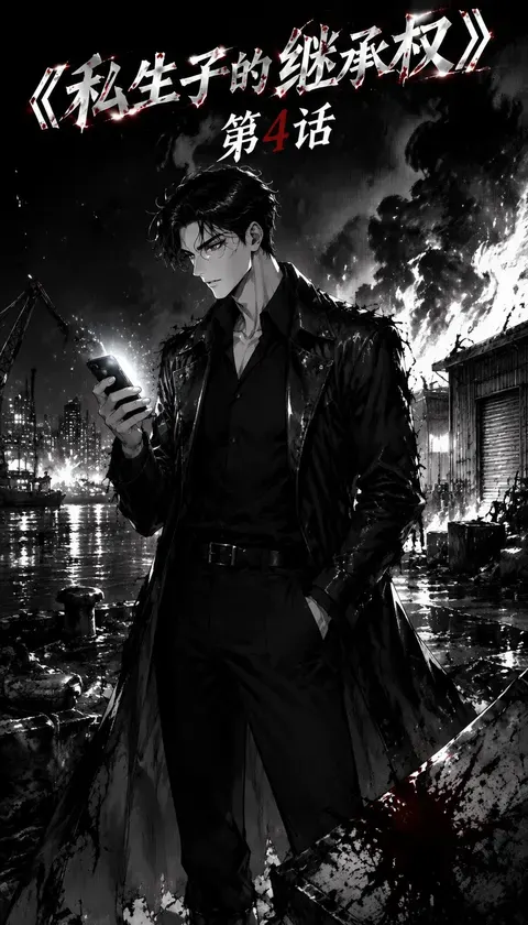 私生子的继承权 第四话：码头夜火 · AI漫画 · 晚风旅人6